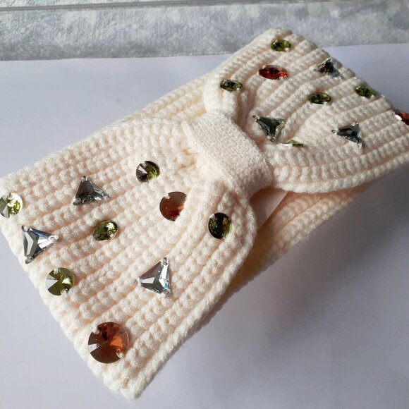 NWT Anthropologie embellished ear warmer headband - Picture 6 of 11